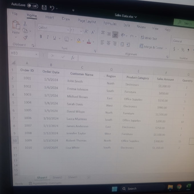 do english typing data entery