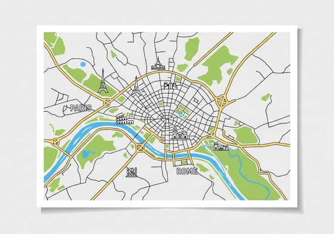 do vector map illustration