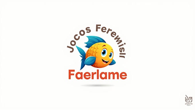 design a professional fish mascot logo for your brand