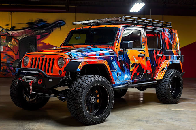 van wrap, vehicle wrap, car wrap design
