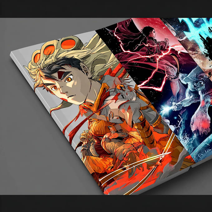 manga comic book illustration, manga comic art