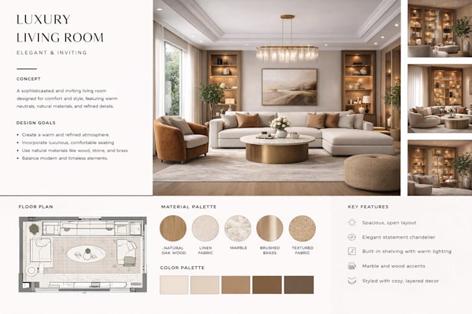 create 3d interior design archviz