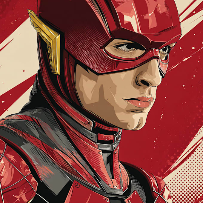 superhero comic book art and illustration