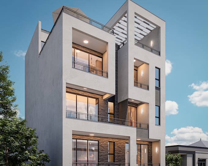 do autocad 2d floor plan, 3d floor plan design and architectural 3d render
