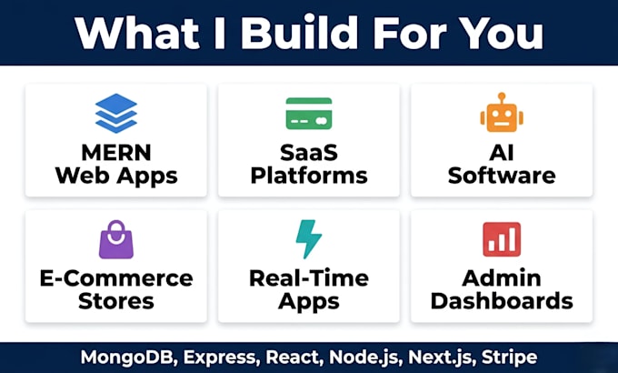 build ai software, saas development, mern stack developer, full stack developer