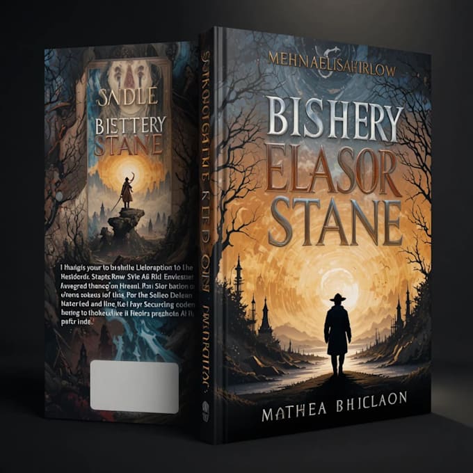 high quality book cover design, paperback book cover design
