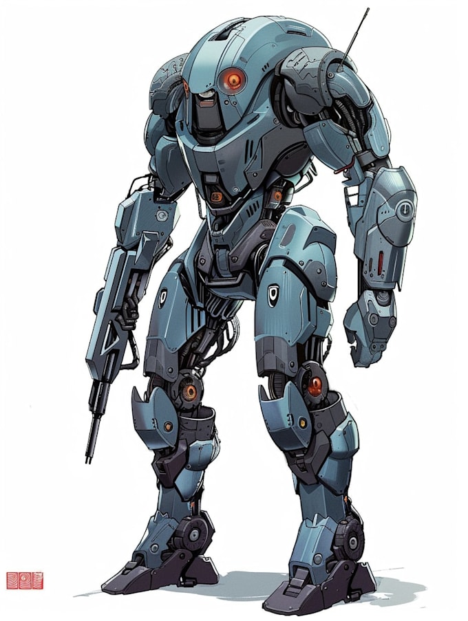high quality robot, mecha concepts