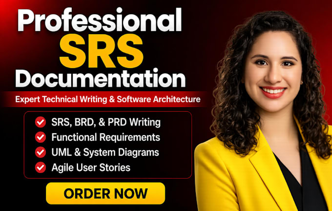 write software requirement specification srs brd prd technical documents