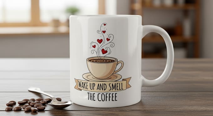 coffee mug design, custom mug design