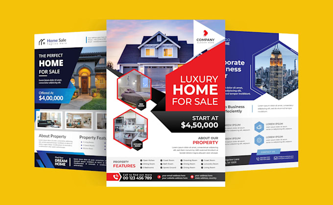 design professional flyer brochure and banner in 2 hours