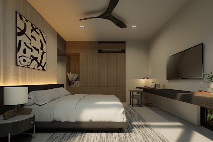 visualize your bedroom or house into a 3d model
