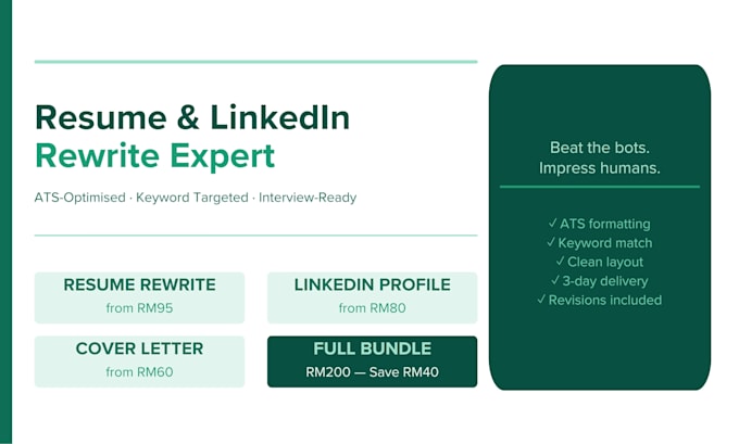 write resume and linkedin profile