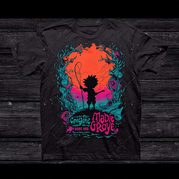 do unique streetwear, edgy, artsy tshirt design
