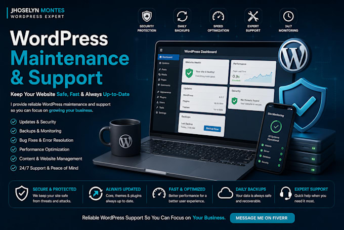 provide maintenance and support for your wordpress website