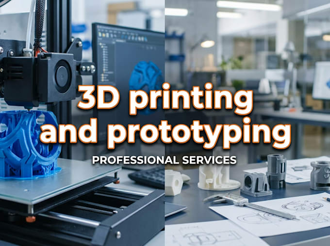 do 3d cad model for product design, 3d printing and manufacturing
