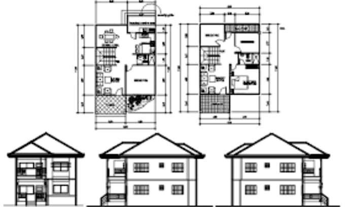 do professional architectural 2d floor plans and autocad drafting