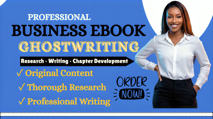 ghostwrite your business or entrepreneurship ebook
