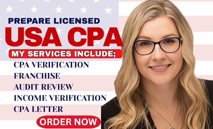 prepare US CPA letter mortgage letter financial audit gaap audit item 22