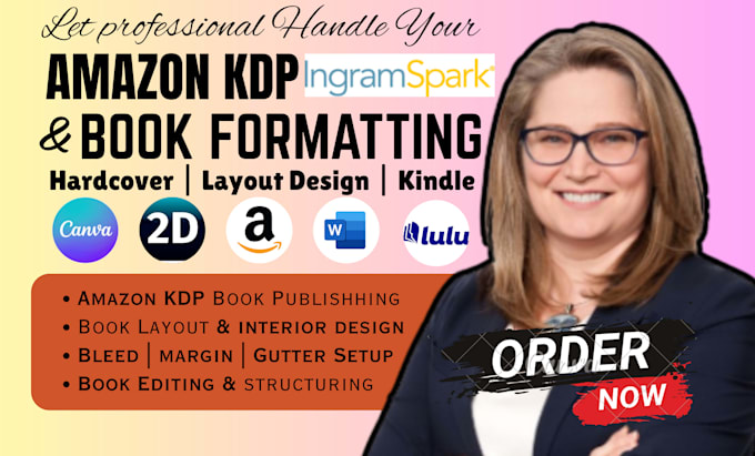 do book formatting for amazon kdp paperback formatting and book design