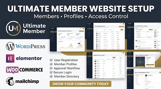 setup ultimate member registration login profile member approval functionality