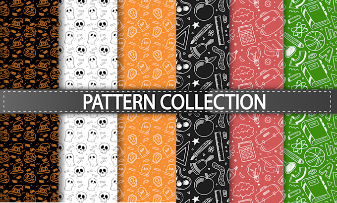 create customized seamless pattern illustration