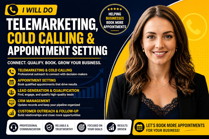do telemarketing cold calling and appointment setting