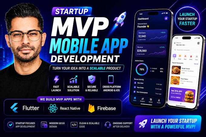 develop flutter mvp app rapid prototype startups saas