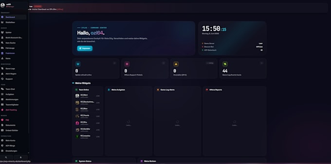 create modern, dynamic websites