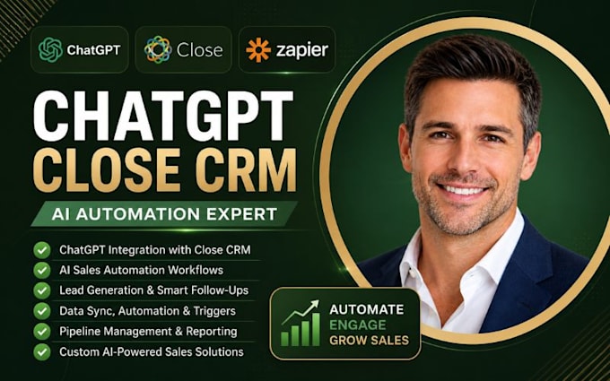 integrate chatgpt with close CRM claude ai sales automation workflow system
