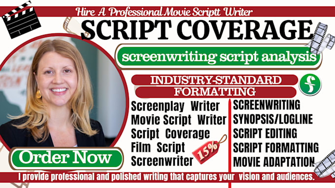provide script coverage, feedback, and analysis for your pilot or screenplay