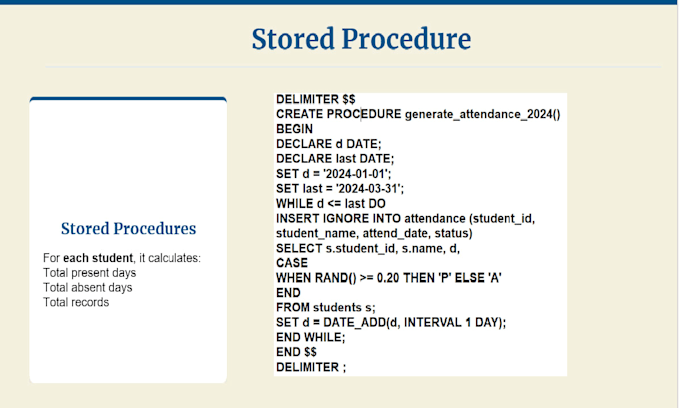 create sql database projects, queries, joins and reports