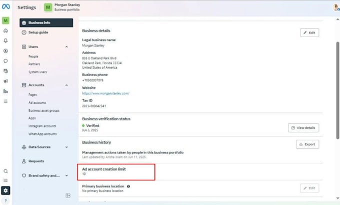 create fresh verified fb business manager and ads account