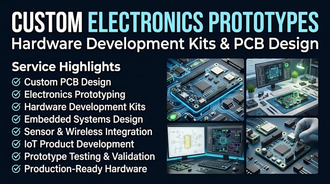 create custom electronics prototypes and hardware development kits