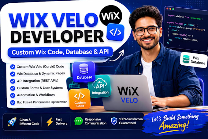 create wix velo website for your business wix database wix form wix automation