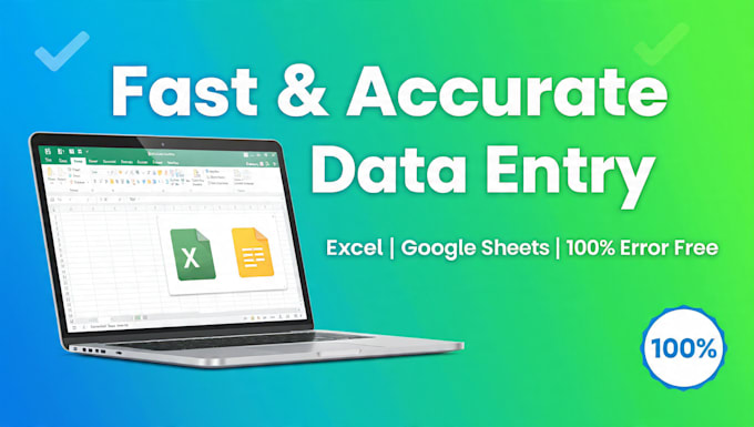 do accurate data entry in excel and google sheets