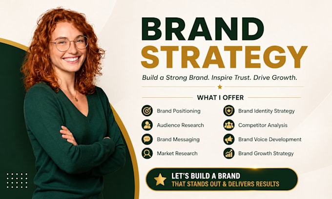 design a professional brand strategy and brand identity setup