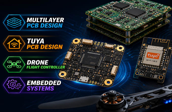design multilayer pcb, tuya pcb and drone flight controller systems