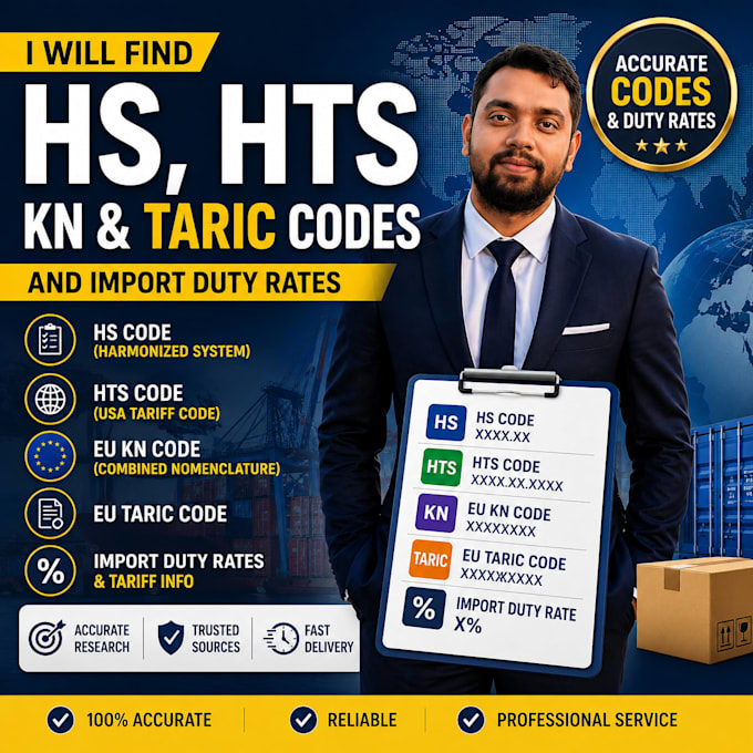 fine hs codes, hts code, kn code, and import duty rates
