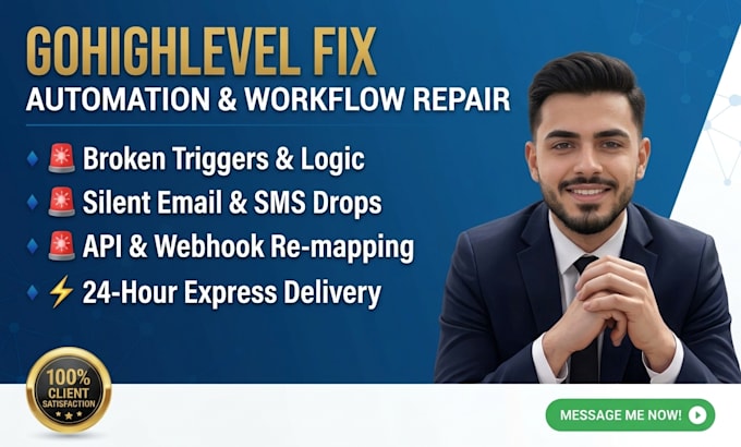 fix gohighlevel automation repair broken ghl workflows and triggers