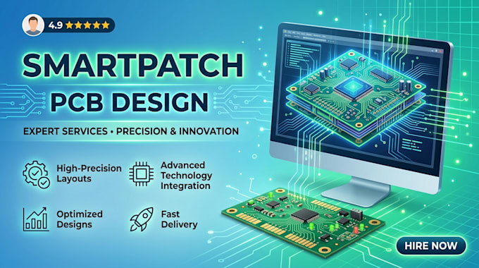 design smartpatch pcb with wireless connectivity and macroled