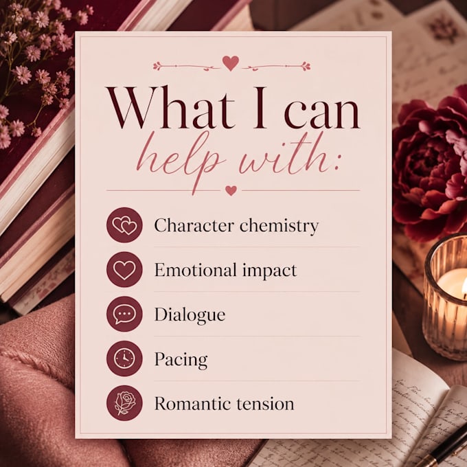 provide honest feedback for your romance novel