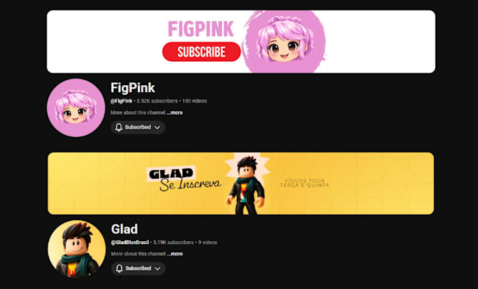 design a roblox youtube banner and logo