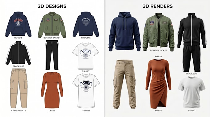 create realistic 3d clothing mockups using clo 3d and blender