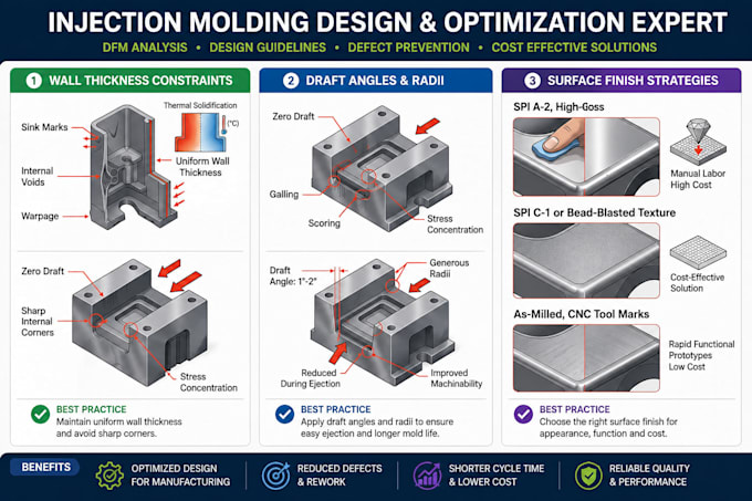 do plastic mold, plastic product modification and injection molding optimization