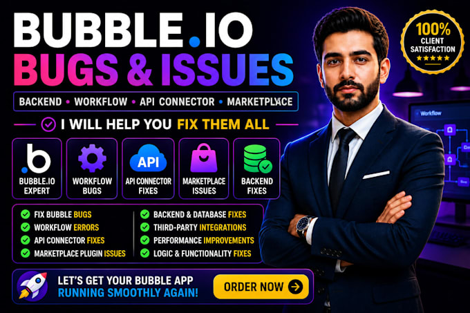 fix bubble backend workflow api connector bubble marketplace bugs workflow