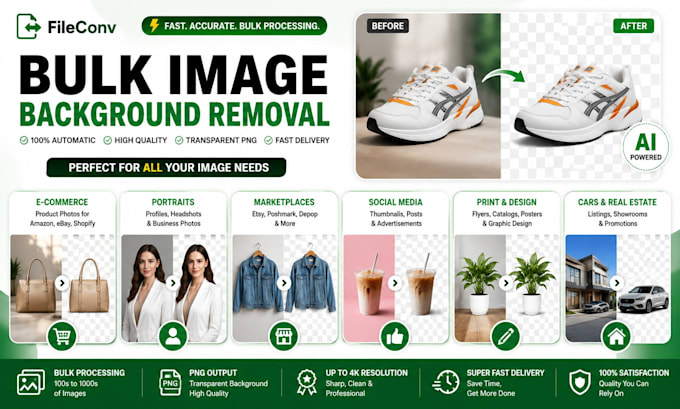 remove image backgrounds professionally with bulk processing