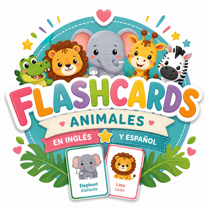 create educational flashcards for kids
