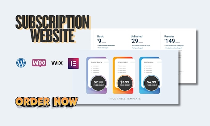 build membership subscription website using wordpress subscription website