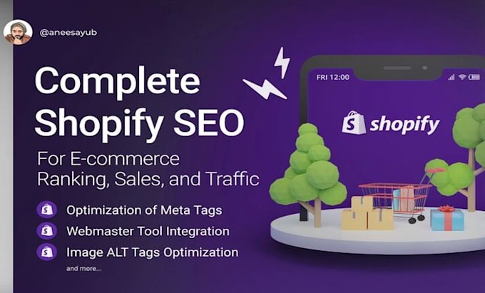 do SEO optimization, increase shopify store webiste speed, google rankings