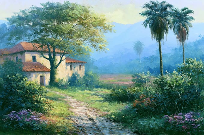 landscape oil painting art